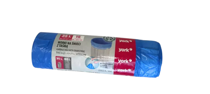 Roskapussit vetonauhalla 35l 15kpl - Roskapussit - 5903355007272 - 1