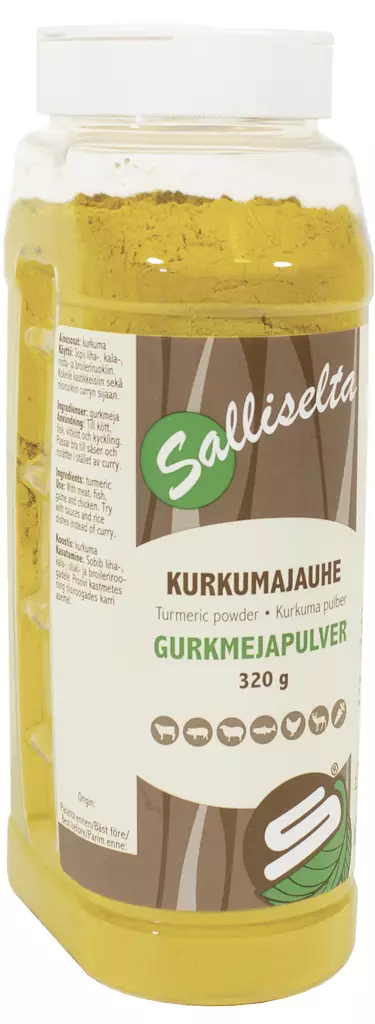 Sallinen Kurkumajauhe 320g - Mausteet - 6436501005772 - 1