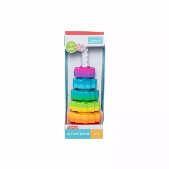 Sateenkaari torni lelu +12m - Vauvan lelut - 6410416490762 - 1