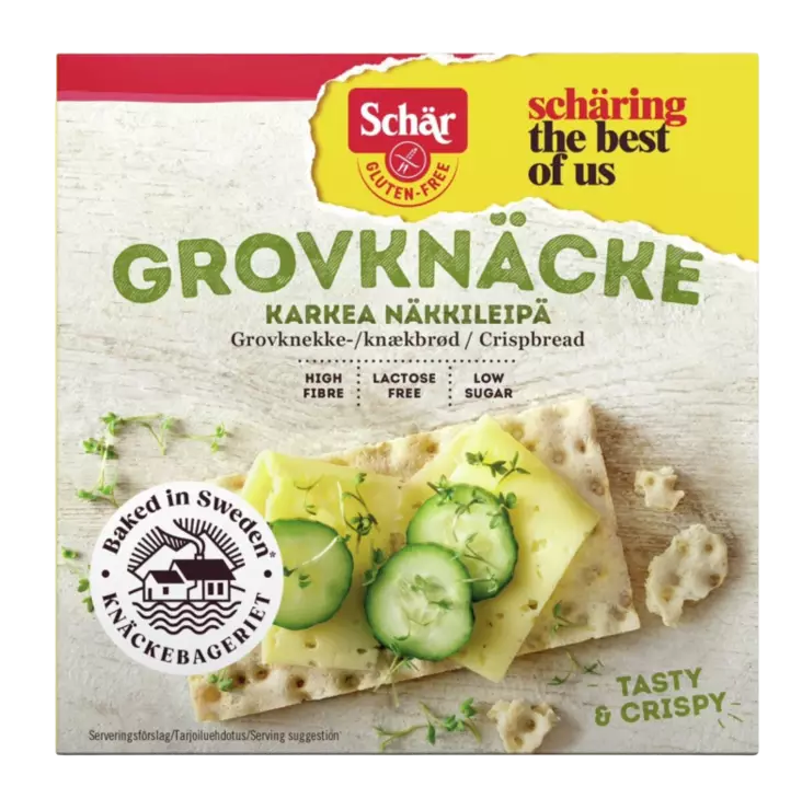 Schär karkea näkkileipä gluteeniton 215g - Elintarvikkeet - 8008698048672 - 1