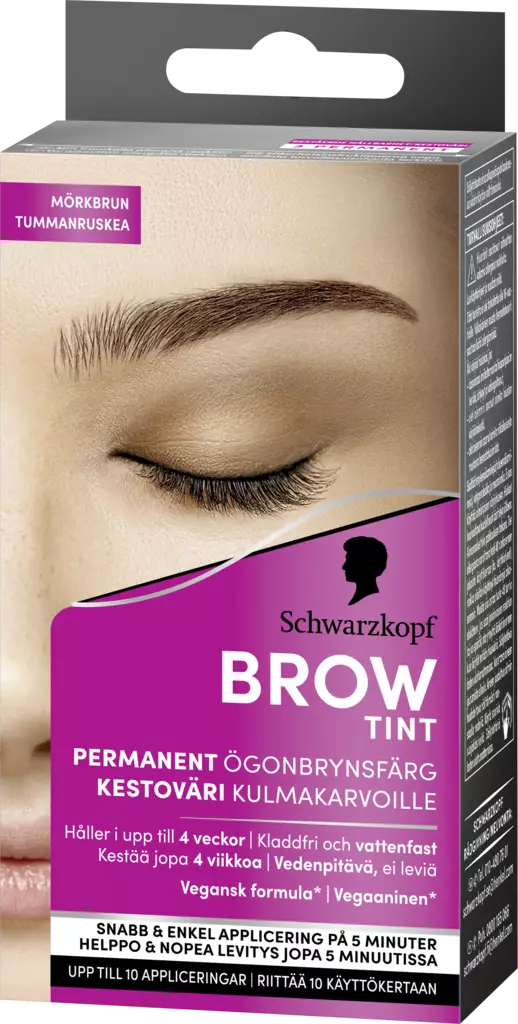 Schwarzkopf Dark Brown Tint Light Brown - Meikit - 7332531121842 - 1