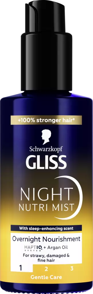 Schwarzkopf Gliss Night Nutri Mist 100ml - Tehohoidot ja naamiot - 7332531129022 - 1