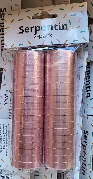 Serpentiini ruusukulta - Vappukoristeet - 6438159362702 - 1