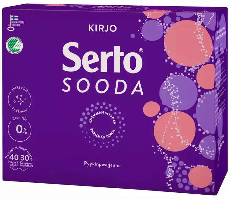 Serto Kirjo pyykinpesujauhe 1350g - Pyykinpesu- ja huuhteluaineet - 6417964581362 - 1