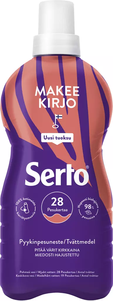 Serto Makee kirjopyykinpesuneste 750ml - Pyykinpesu- ja huuhteluaineet - 6417964580822 - 1