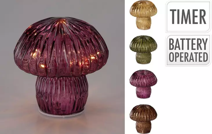 Sieni led-valoilla 15cm - Pöytä- ja sisustusvalaisimet - 8721461154492 - 1