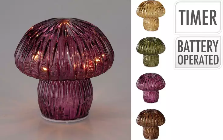 Sieni led-valoilla 15cm - Pöytä- ja sisustusvalaisimet - 8721461154492 - 1
