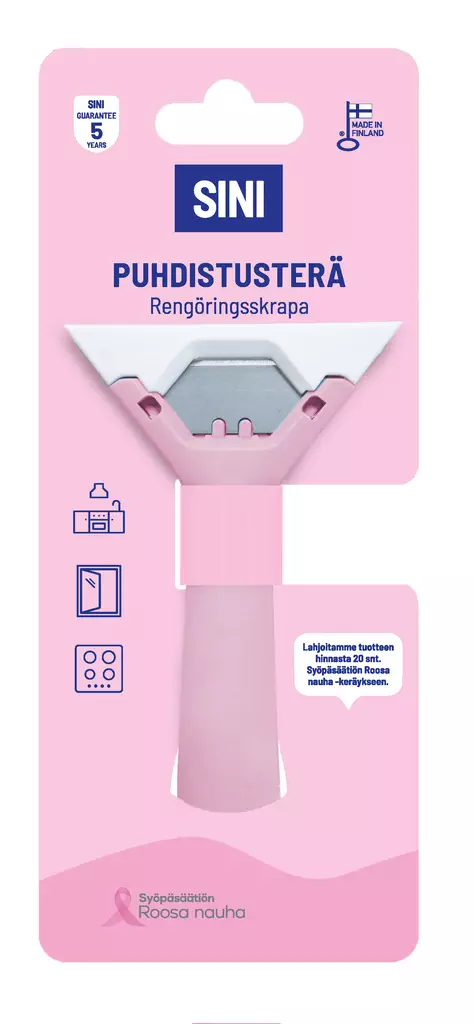 Sini Roosa Nauha puhdistusterä - Muut siivousvälineet - 6423800039492 - 1
