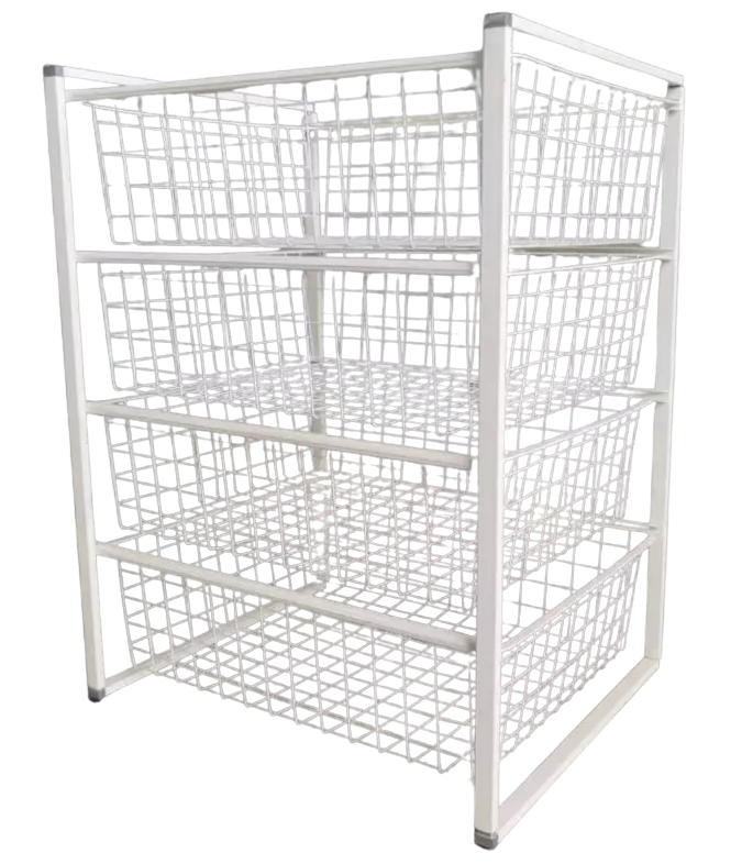 Siro korihylly 4-os. valkoinen - Säilytyskorit - 6405086011492 - 1