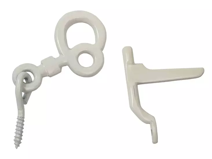 Sormihaka AK11 valkoinen - Lukot,lukitus ja nivelsalvat - 6414671080942 - 1