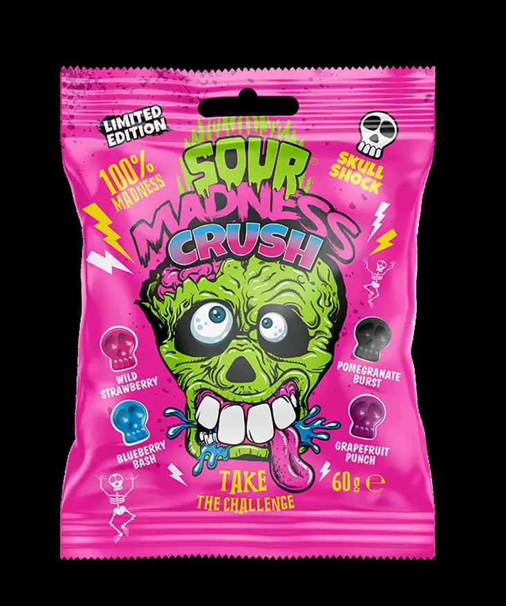 Sour madness crush 60g - Koirat - 5907205011402 - 1