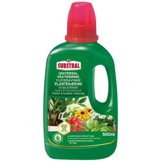 Substral Yleisravinne 500ml - Sisäkukkien ja huonekasvien ravinteet - 5707441561422 - 1