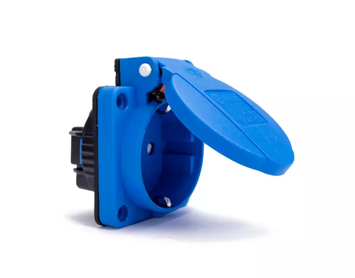 Super Schuko sähköauton latauspistorasia uppo IP54 - Pistorasiat - 6438140412102 - 1