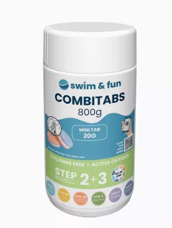 Swim&fun klooritabletit 0,8kg - Allaskemikaalit ja -suodattimet - 5704841017702 - 1
