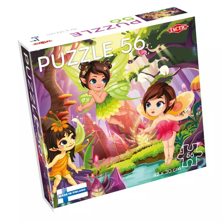 TacTic 56 pcs puzzle Fairies - Palapelit ja pulmapelit - 6416739592442 - 1