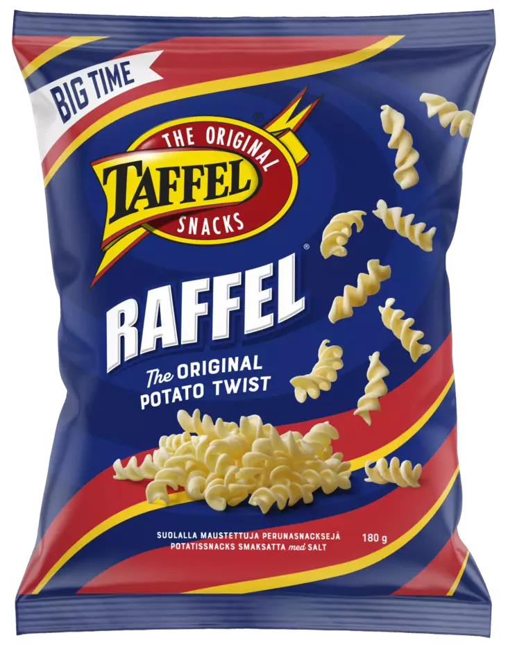 Taffel raffel 180g - Sipsit, snacksit ja pähkinät - 6410380049782 - 1