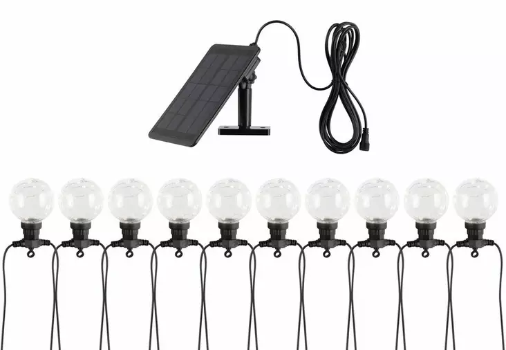 Tarmo Solar valoketju Ball 10kpl - Solarvalot - 6410416140162 - 1