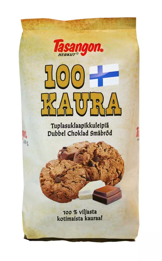 TASANGON 100 KAURA TUPLASUKLAA 400G - Kissat - 6411230034002 - 1