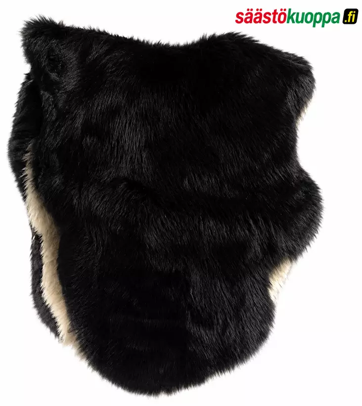 Tekoturkistalja 60x100cm musta - Viltit - 6438159074872 - 1