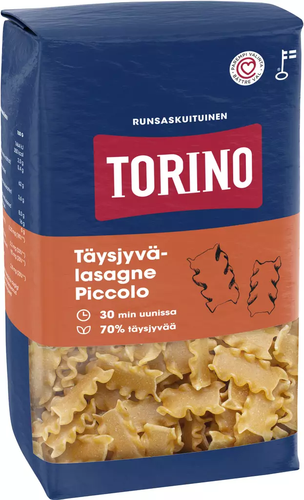 TORINO TÄYSJYVÄ LASAGNE PICCOLO 400G - Kissat - 6411200102632 - 1