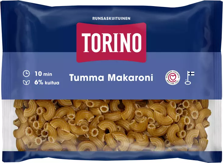 Torino tumma makaroni 400g - Pastat - 6416597870102 - 1