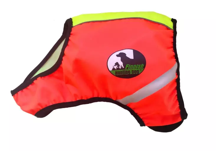 Ukko metsästysliivi pun/keltainen XS - Koiran tarvikkeet - 6438406007592 - 1