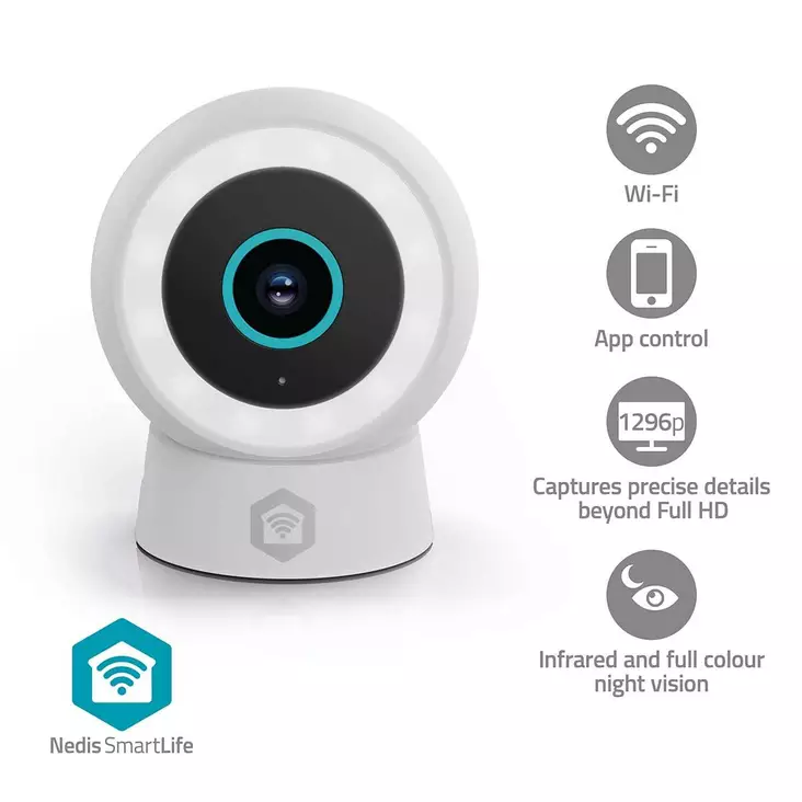 Ulkokamera smartlife 3mp full hd 1296p ip65 - Älykoti - 5412810469062 - 1