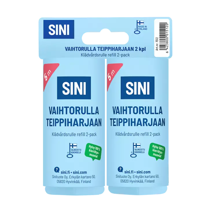 Vaihtorulla teippiharjaan 2-pack - Pultit - 1512 - 1