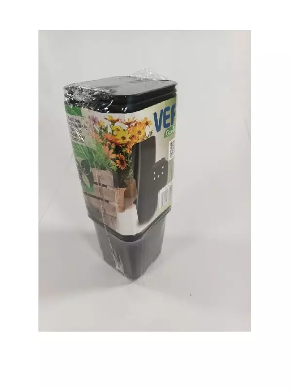 Vefi Istutusruukku musta 8cm 24kpl - Turve- ja kasvatusruukut - 7035158005112 - 1