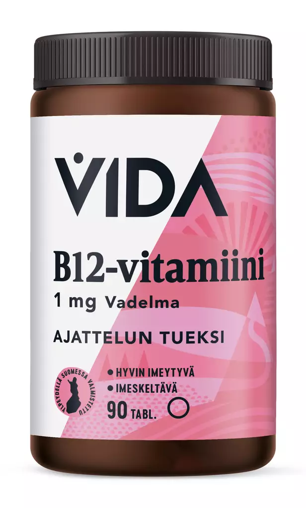 Vida B-vitamiinivalmiste B12-vitamiini 1 - Vitamiinit ja mineraalit - 6430067845162 - 1