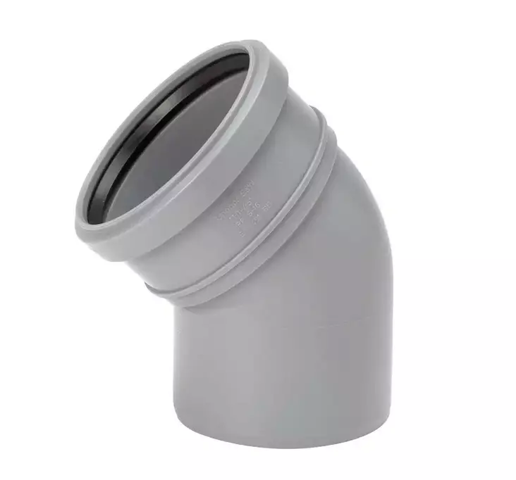 Viemärin kulmayhde Uponor 50x30 - Viemäriputket ja putkenosat - 6414904211242 - 1