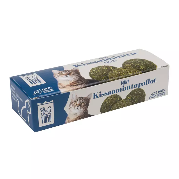 Viksu mini kissanminttupallot 10kpl - Kissan lelut - 6417783169192 - 1