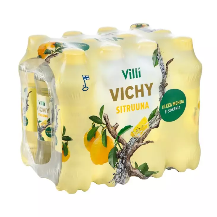 Villi Vichy sitruuna 12-pack - Lähdevedet ja kivennäisvedet - 6416884208472 - 1