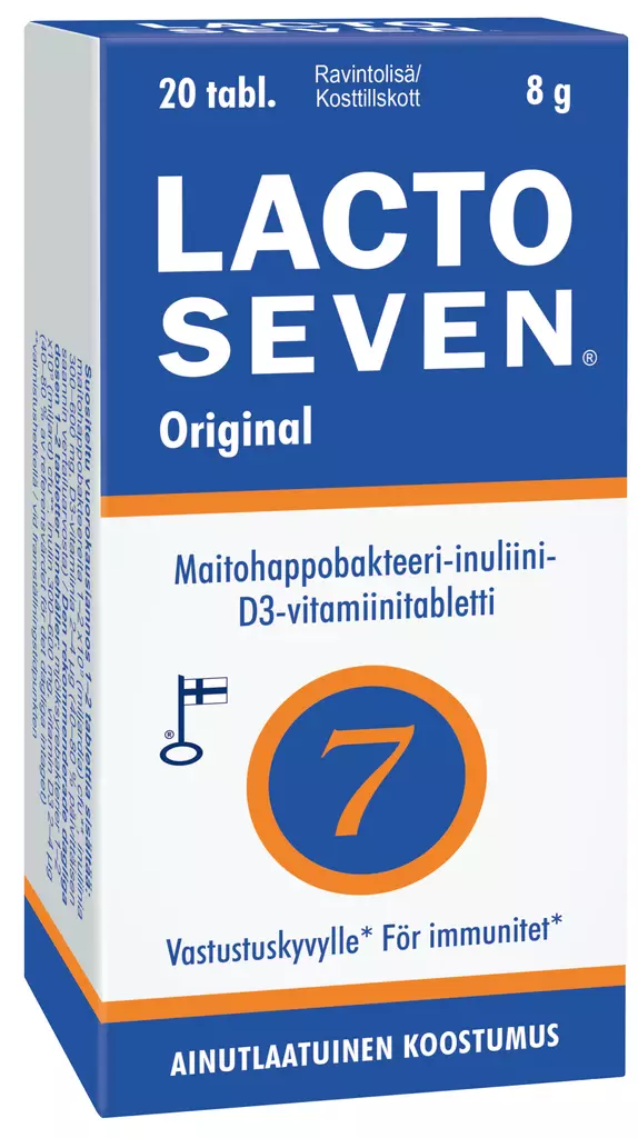 Vitabalans lacto seven original 20tabl. - Vitamiinit ja mineraalit - 6410530032152 - 1