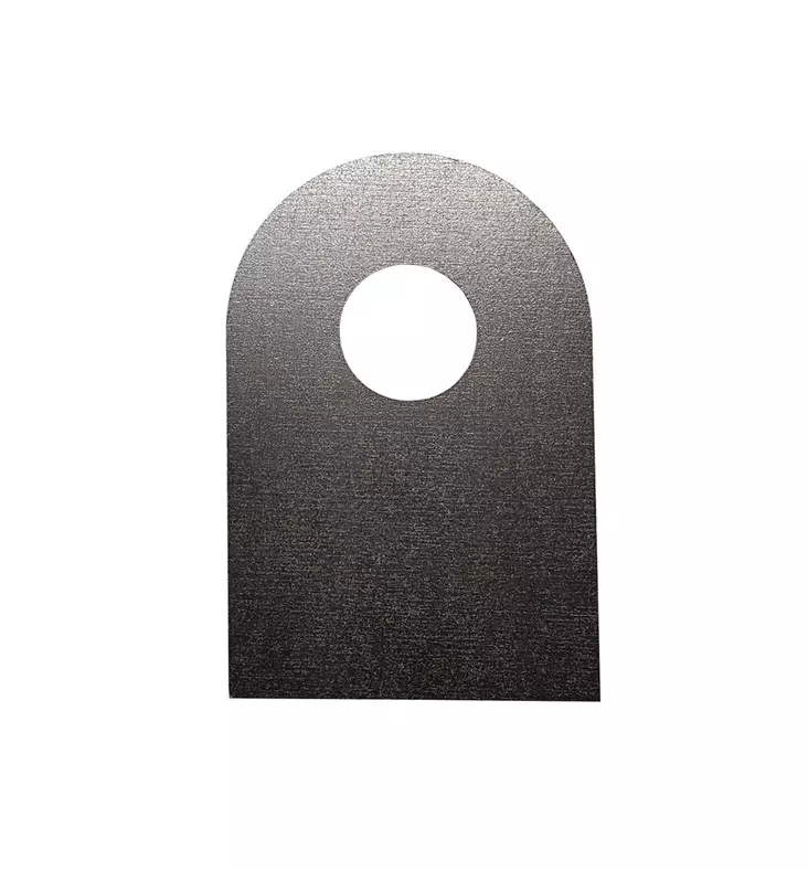 Hitsattava kiinnike 120x80x10mm, reikä 30mm - Muut rautatavarat - 6430070622552 - 1