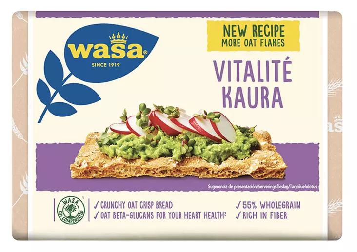 Wasa vitalite kaura 280g - Näkkileivät ja hapankorput - 7300400122092 - 1