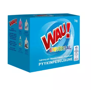 Wau Pyykinpesujauhe universal 1kg - Pyykinpesu- ja huuhteluaineet - 6419642132262 - 1