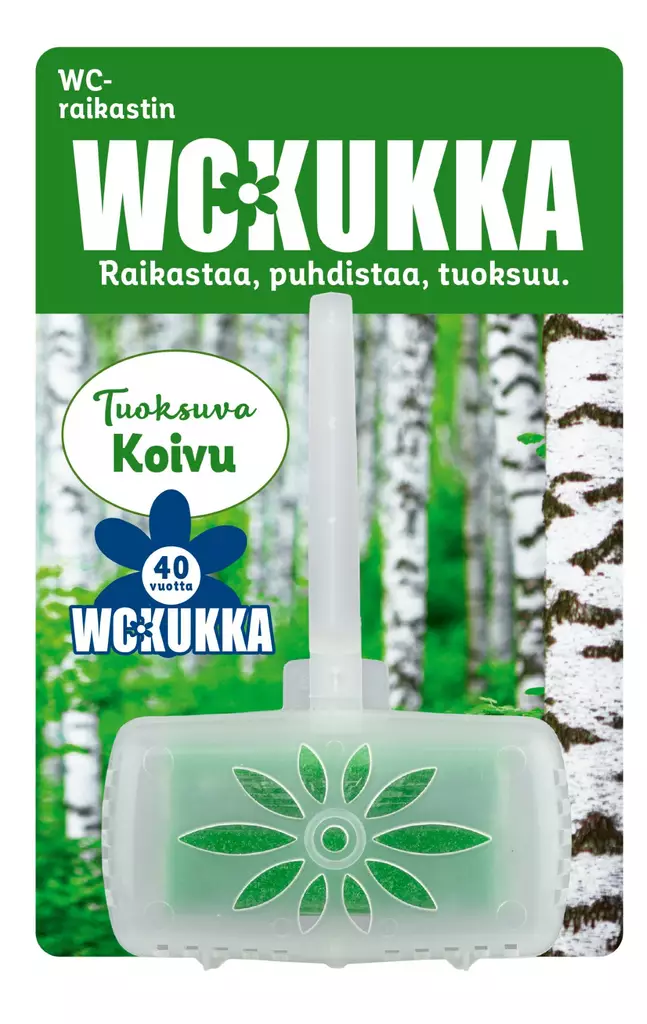 WC Kukka Koivu wc-raikastin 50g - Ilmanraikastimet ja wc-raikastimet - 6412203102612 - 1