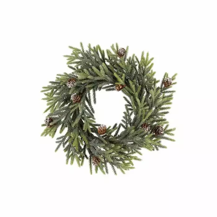 Winteria kranssi havuilla 30cm - Joulukoristeet - 6410416065892 - 1