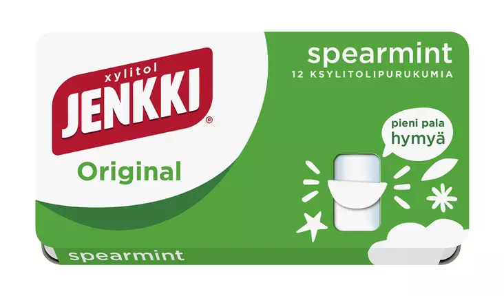 Xylitol Jenkki spearmint 18 g - Purukumit - 6420256013892 - 1