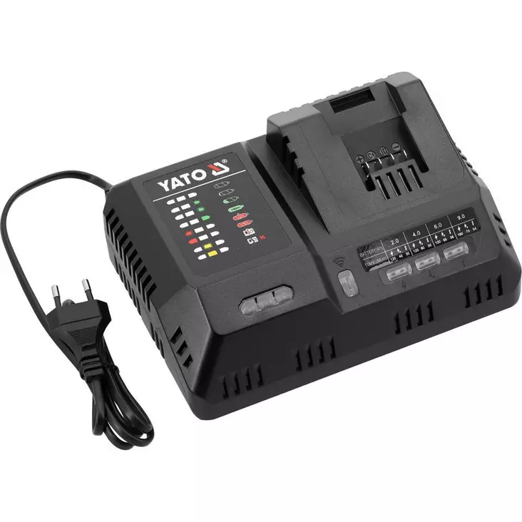 Yato akkulaturi 18v 2.4-12a superpikalaturi - Akut ja laturit - 5906083097812 - 1