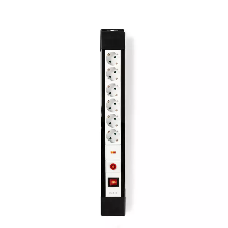 Ylijännitesuojattu jatkojohto 6-os. 3m - Jatkojohdot - 5412810314652 - 1