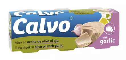CALVO TONNIKALA VALKOSIPULI 3-PACK - Kalasäilykkeet - 8410090272423 - 2