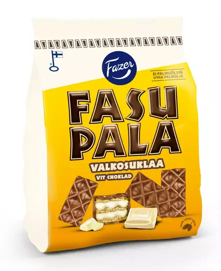 Fazer Fasu pala valkosuklaa 199g - Elintarvikkeet - 6416453076433 - 1