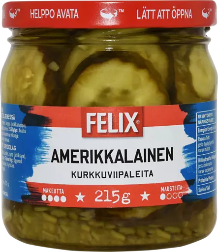 Felix Amerikkalainen kurkkuviipaleita - Elintarvikkeet - 6424908115033 - 1