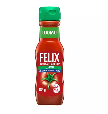 Felix Tomaattiketchup luomu 485g - Ketsupit ja sinapit - 7310240604283 - 1