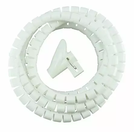 Harju kaapelipiilo valkoinen 2,5m - Kaapelipiilot, -kourut ja putket - 6438140901903 - 1