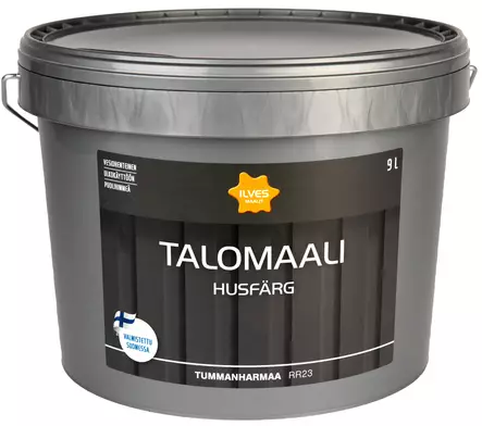 Ilves Talomaali Tummanharmaa RR23 9L - Talomaalit - 6430026954553 - 1