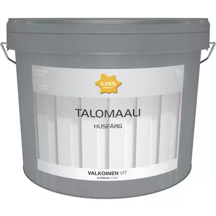 Ilves Talomaali Valkoinen 9L - Talomaalit - 6430026950623 - 1