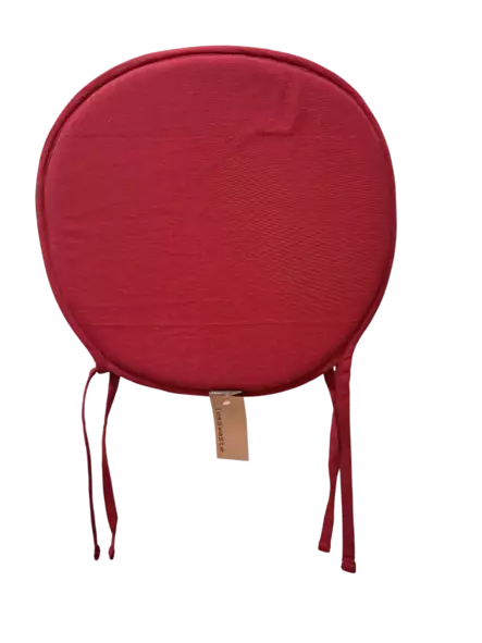 Istuintyyny ovaali 40x38cm punainen - Istuinpehmusteet - 6438159841153 - 1